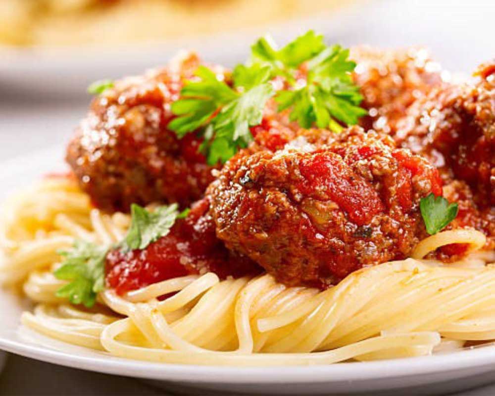 Casa Carbone Ristorante Italiano signature dishes Veal CarboneManicottiSpaghetti with Meat Sauce